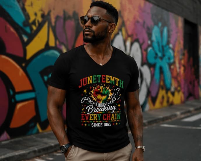 Celebrate Freedom V-Neck Tee