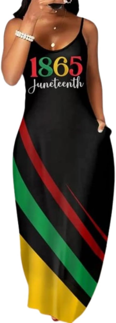 Chic Juneteenth Freedom Dress