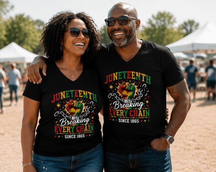Celebrate Freedom V-Neck Tee