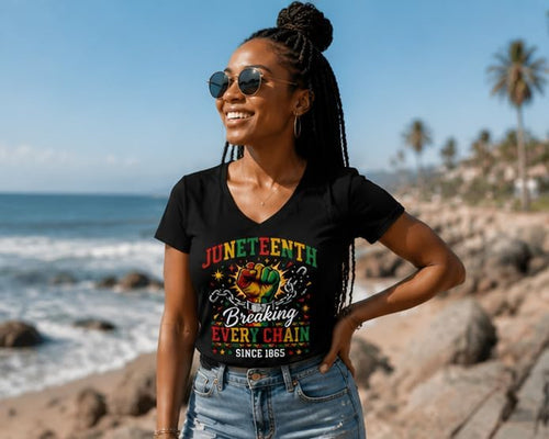 Celebrate Freedom V-Neck Tee
